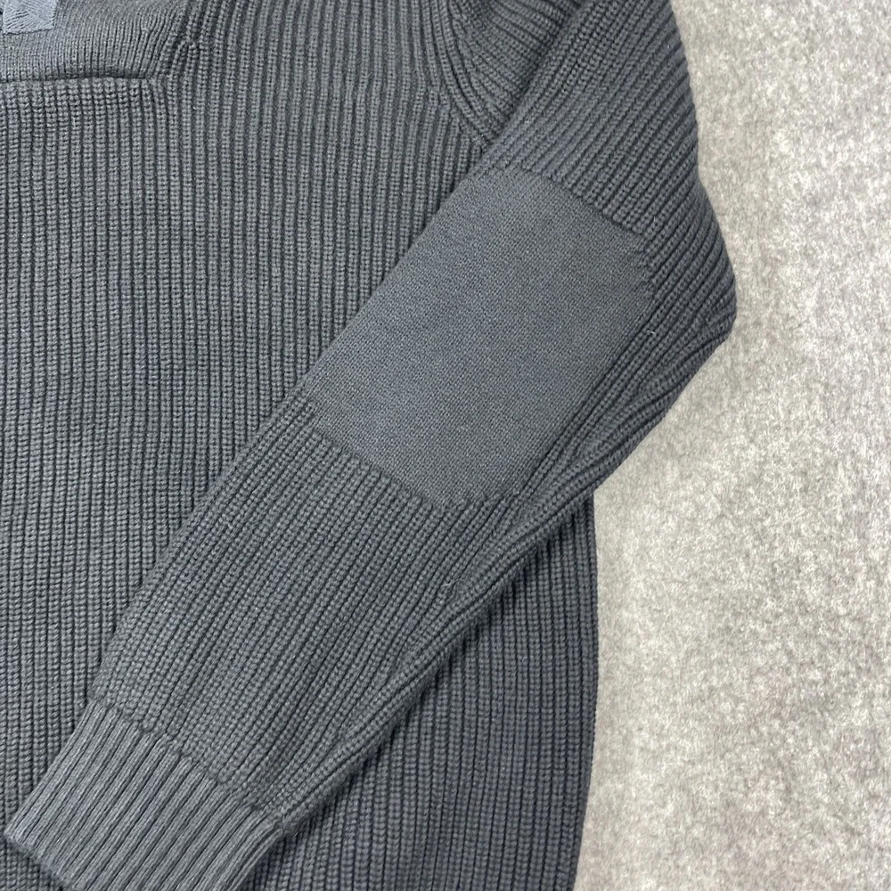 Duluth Brigadier Shawl Collar Sweater‎ Mens Medium Blue Heavy Chunky Outdoor